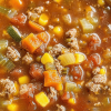 Tomato Hamburger Vegetable Soup