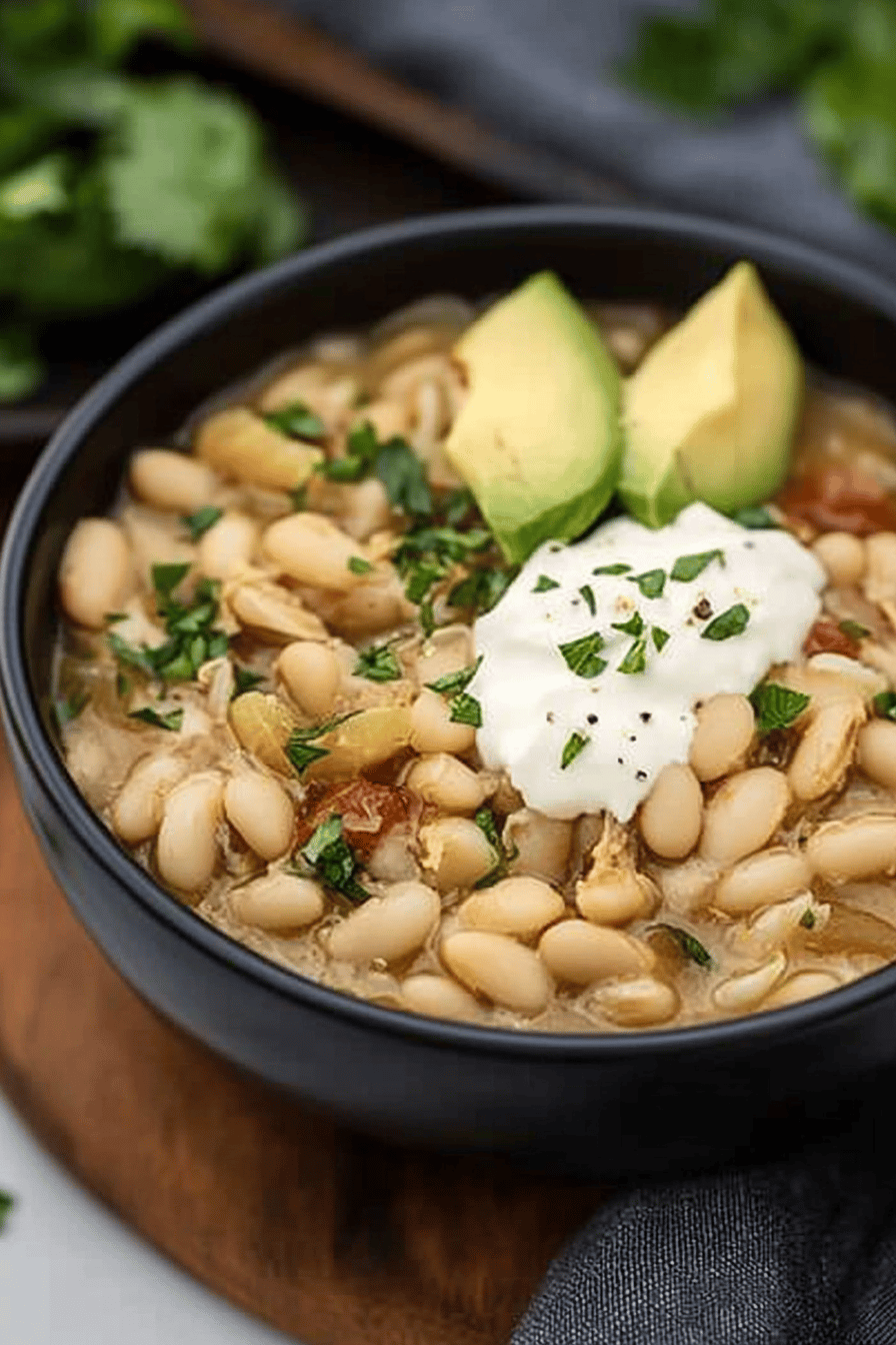 White Bean Recipes slice on plate showing perfect texture and swirl pattern