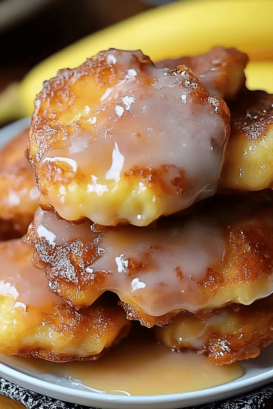banana fritters recipe final dish beautifully presented and ready to serve