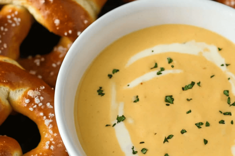 cheese sauce for pretzels