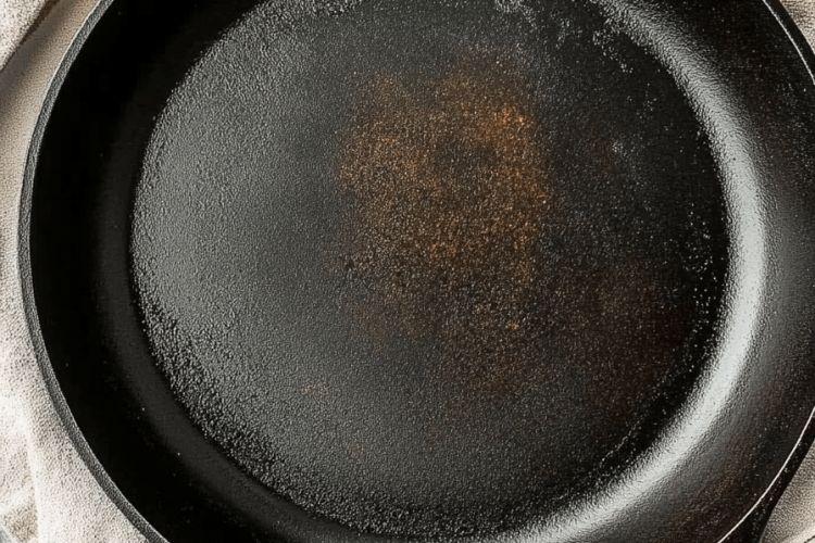 clean cast iron skillet