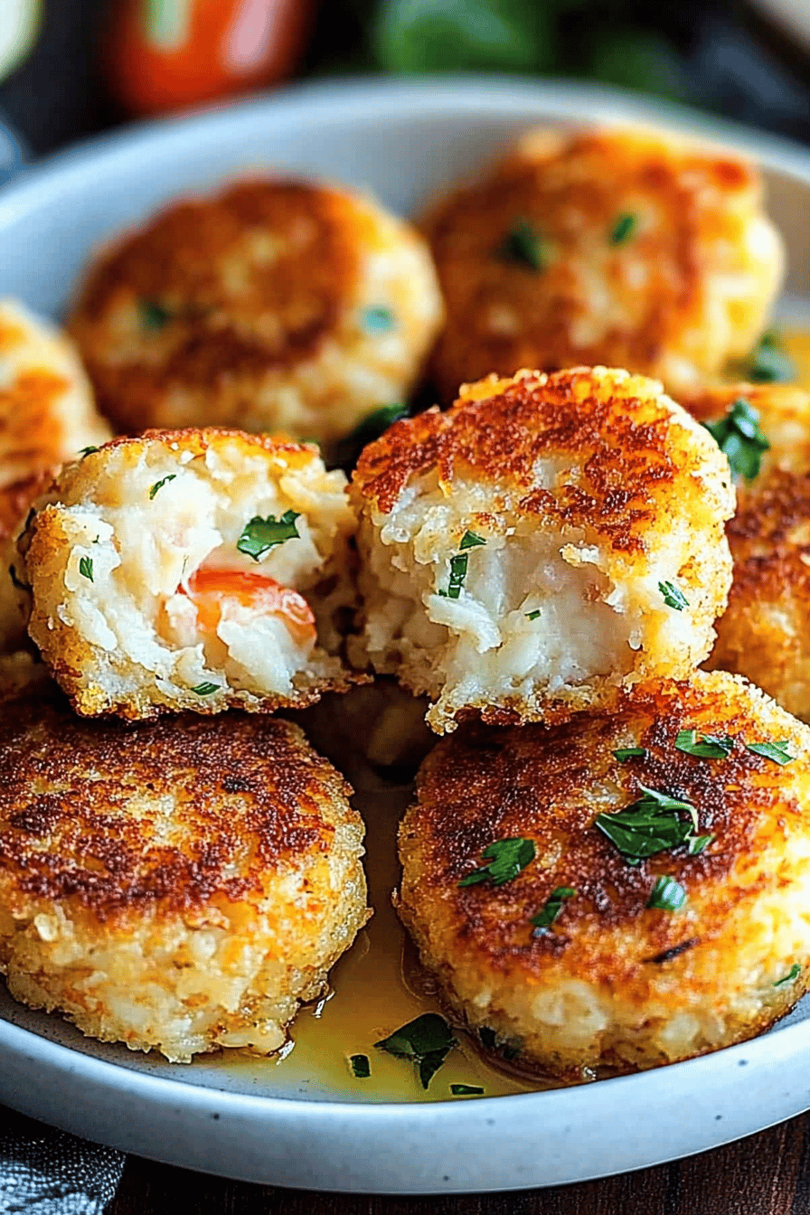 crab and shrimp cakes recipe ingredients organized and measured on kitchen counter