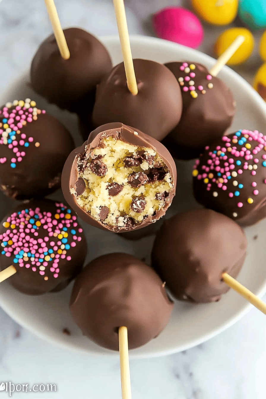 freeze cake pops slice on plate showing perfect texture and swirl pattern