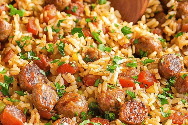 sausage rice casserole