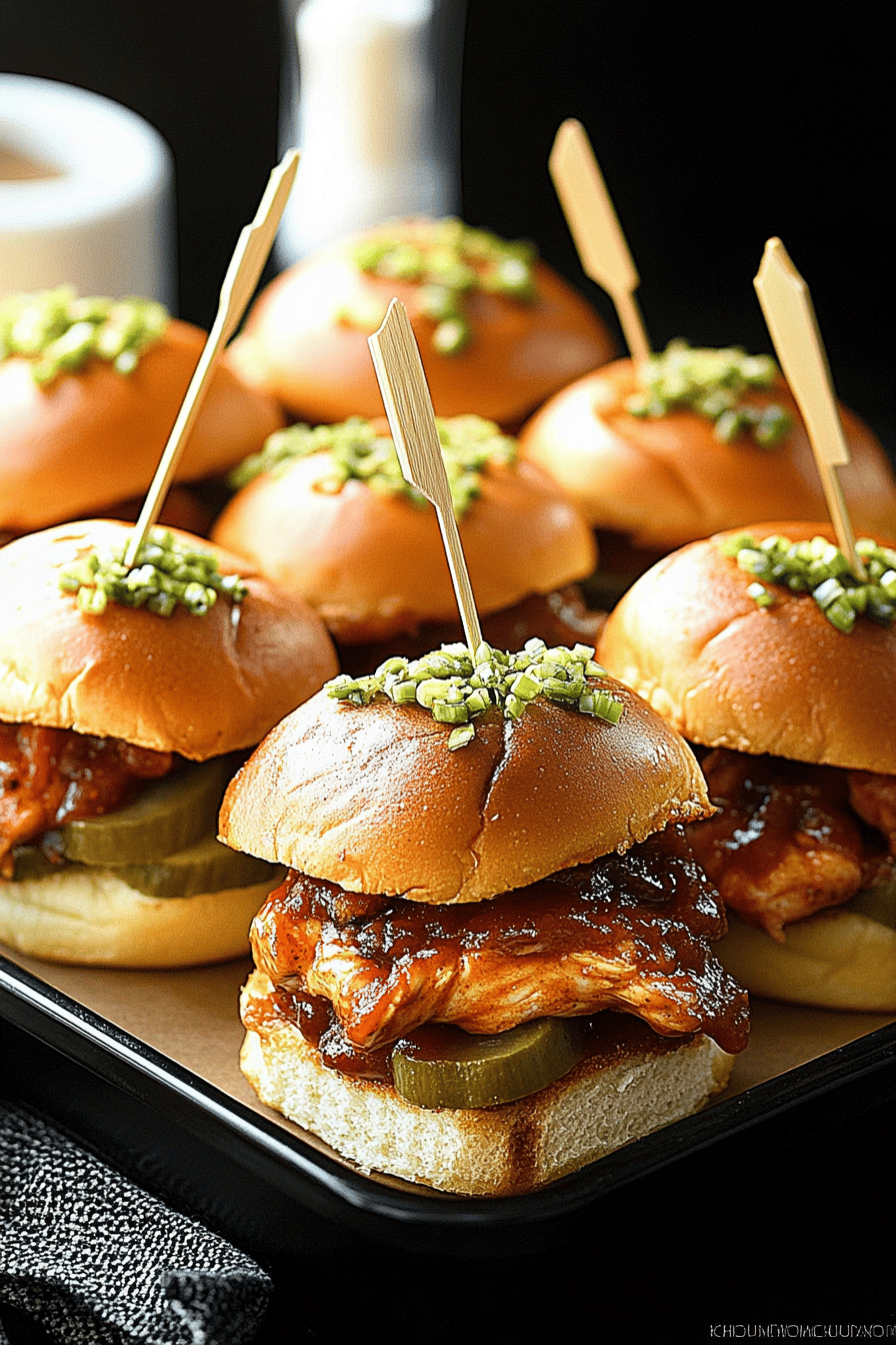 Barbecue Chicken Sliders ingredients organized and measured on kitchen counter