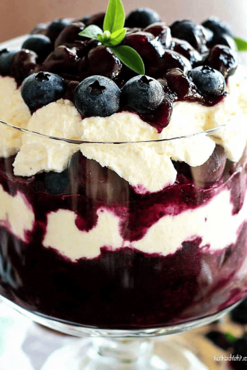 Blueberry Cheesecake Trifle