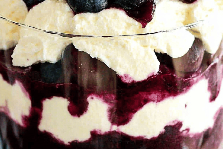 Blueberry Cheesecake Trifle