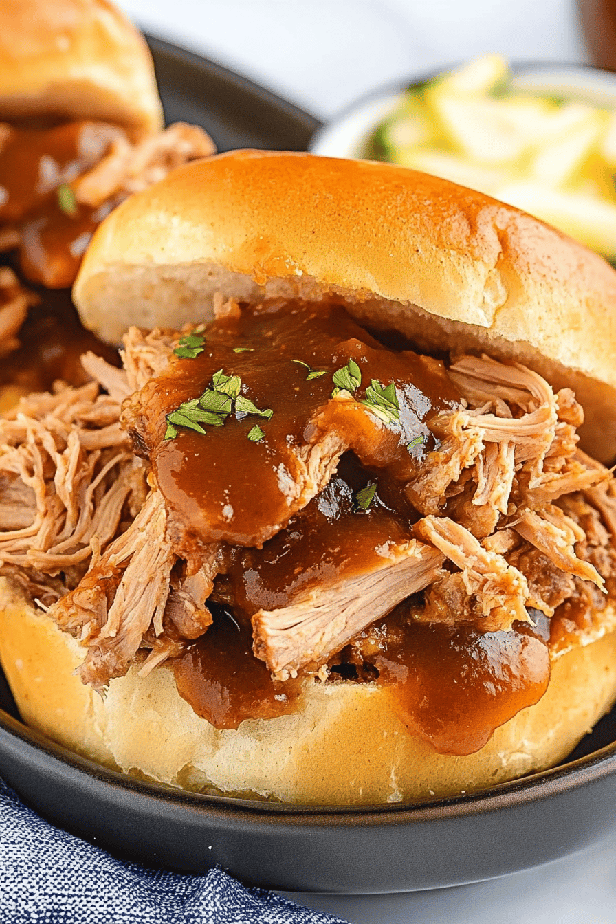 Crockpot Pulled Pork Recipe ingredients organized and measured on kitchen counter