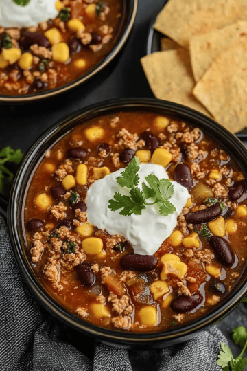 Crockpot Taco Soup Recipe
