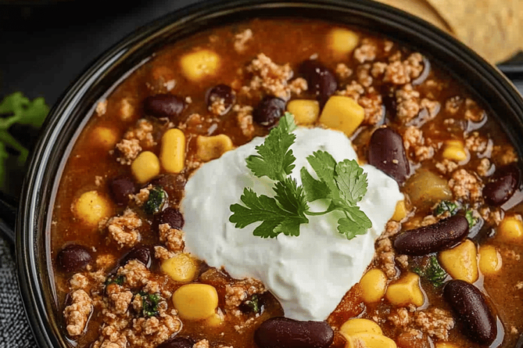 Crockpot Taco Soup Recipe