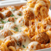 Dump and Bake Meatball Casserole