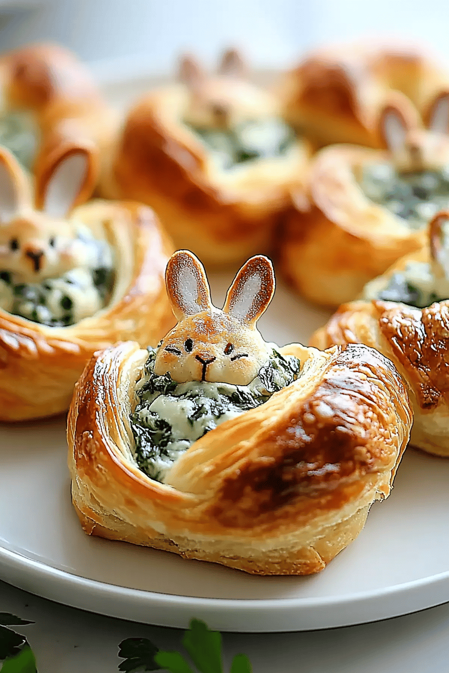 Easter Bunny Crescent Bites ingredients organized and measured on kitchen counter