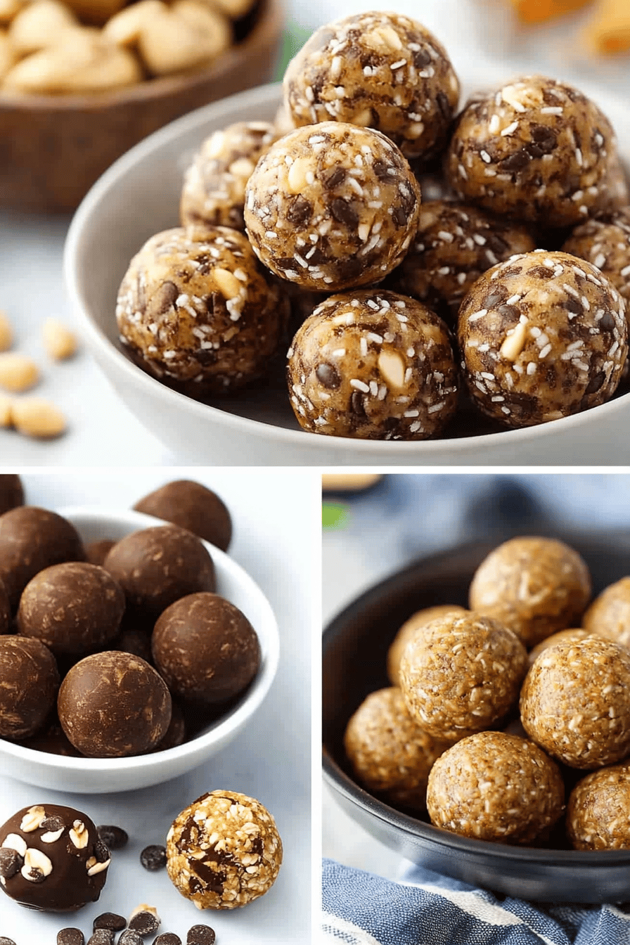 Energy ball recipes slice on plate showing perfect texture and swirl pattern