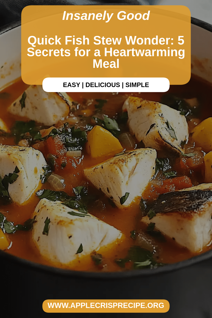 Fish Stew Recipe final dish beautifully presented and ready to serve