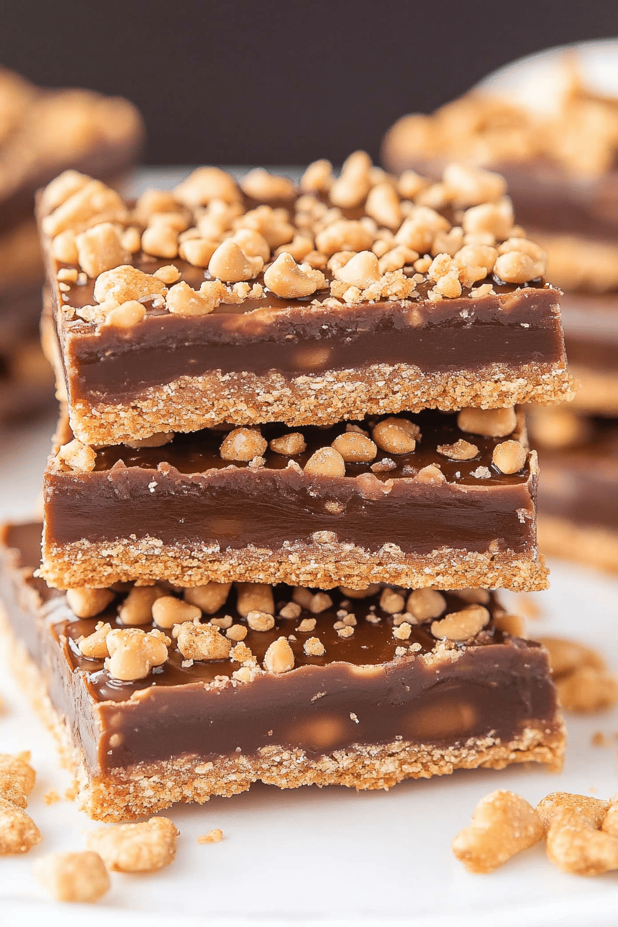 Graham Cracker Toffee ingredients organized and measured on kitchen counter