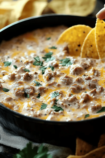 Hot Ranch Sausage Dip