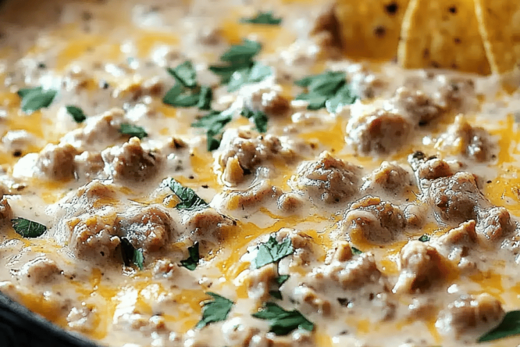 Hot Ranch Sausage Dip