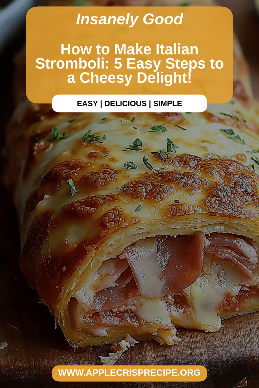 Italian Stromboli Recipe final dish beautifully presented and ready to serve