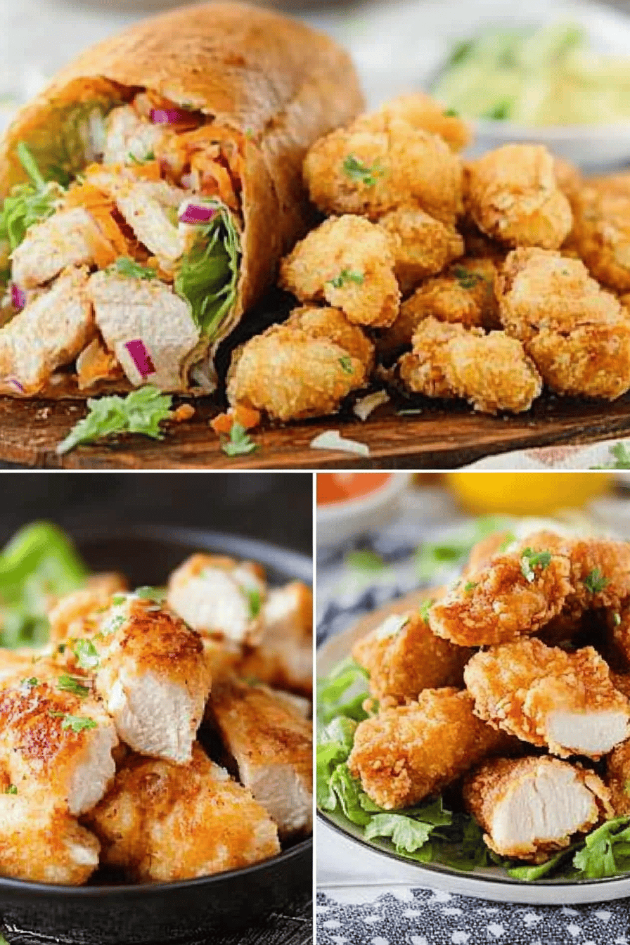 Leftover Fried Chicken Recipes slice on plate showing perfect texture and swirl pattern