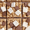 No-Bake S'mores Krispie Bars
