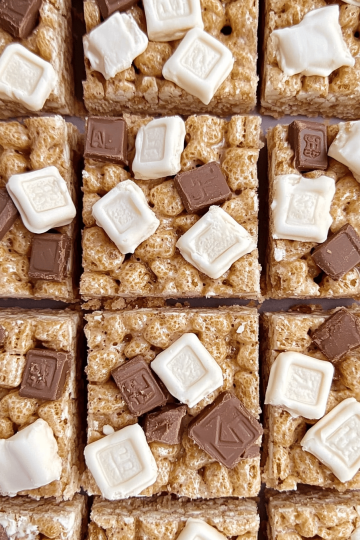 No-Bake S'mores Krispie Bars