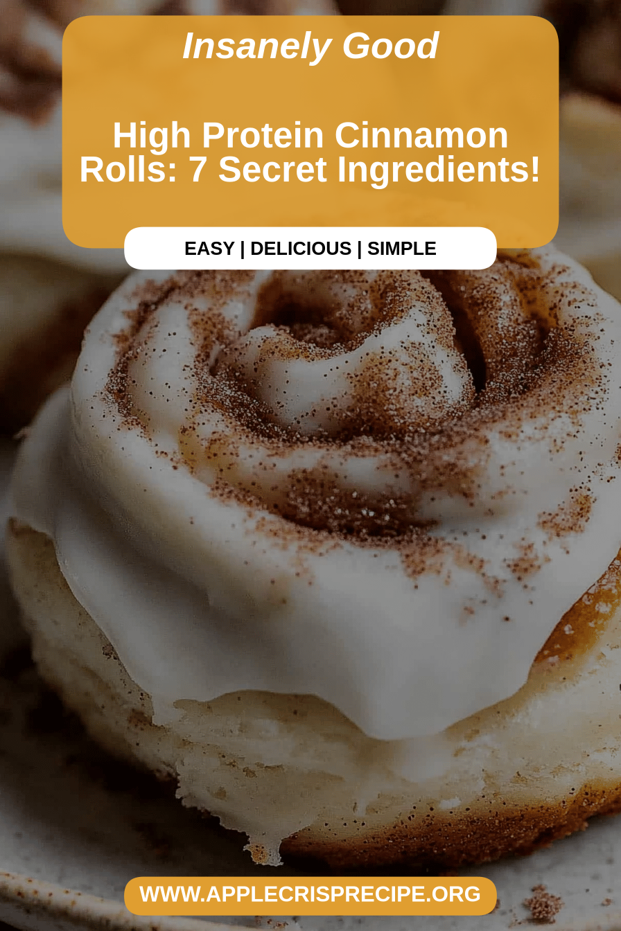 Protein Cinnamon Rolls final dish beautifully presented and ready to serve
