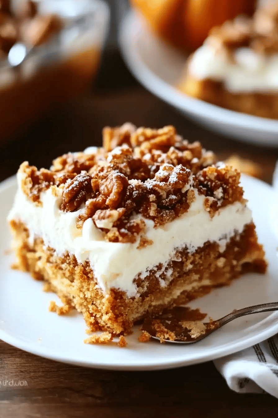 Pumpkin Crunch Cake ingredients organized and measured on kitchen counter