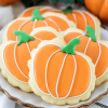 Pumpkin Sugar Cookies