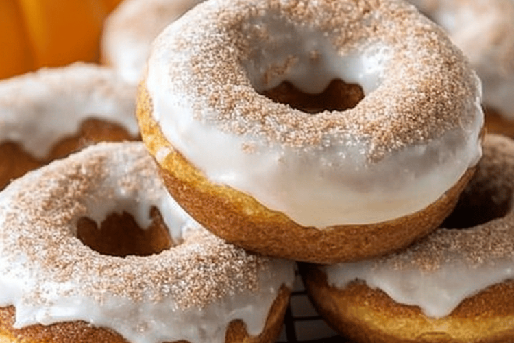 Pumpkin spice donuts