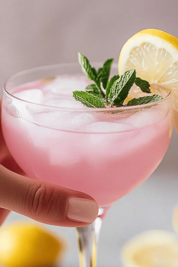 Unicorn gin cocktail
