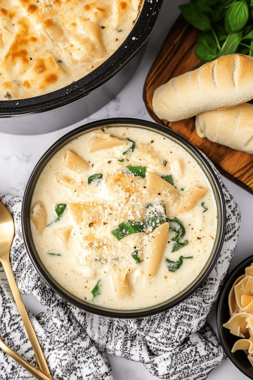 White Lasagna Soup