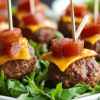 bacon cheeseburger meatballs