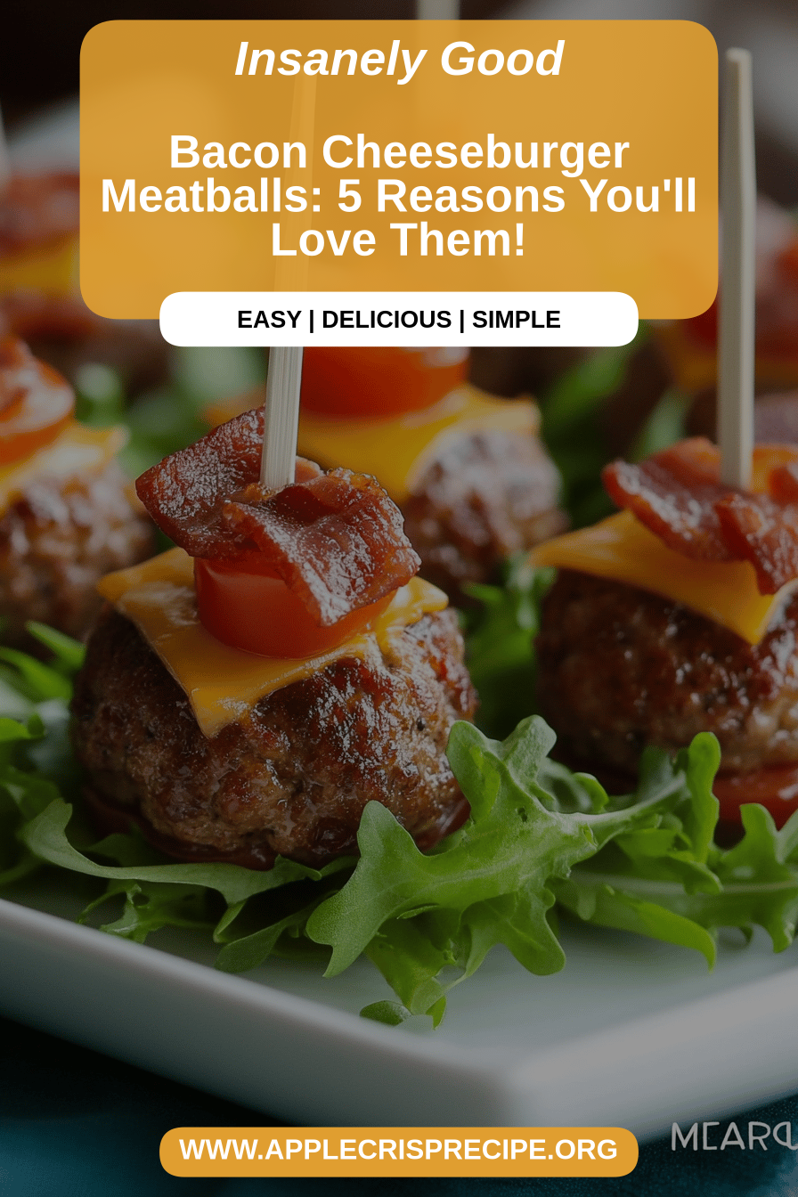 bacon cheeseburger meatballs final dish beautifully presented and ready to serve