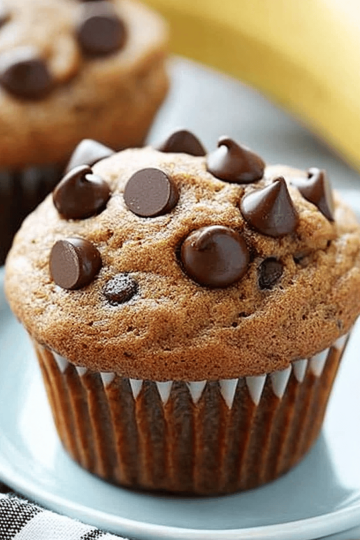 banana chocolate chip muffins