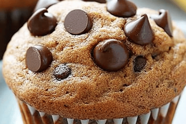 banana chocolate chip muffins