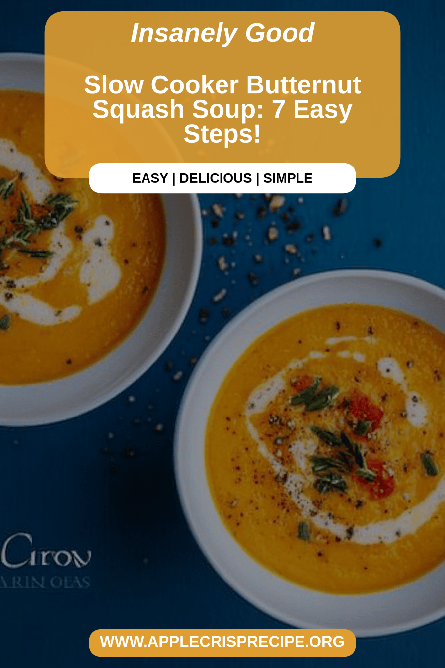 butternut squash soup final dish beautifully presented and ready to serve