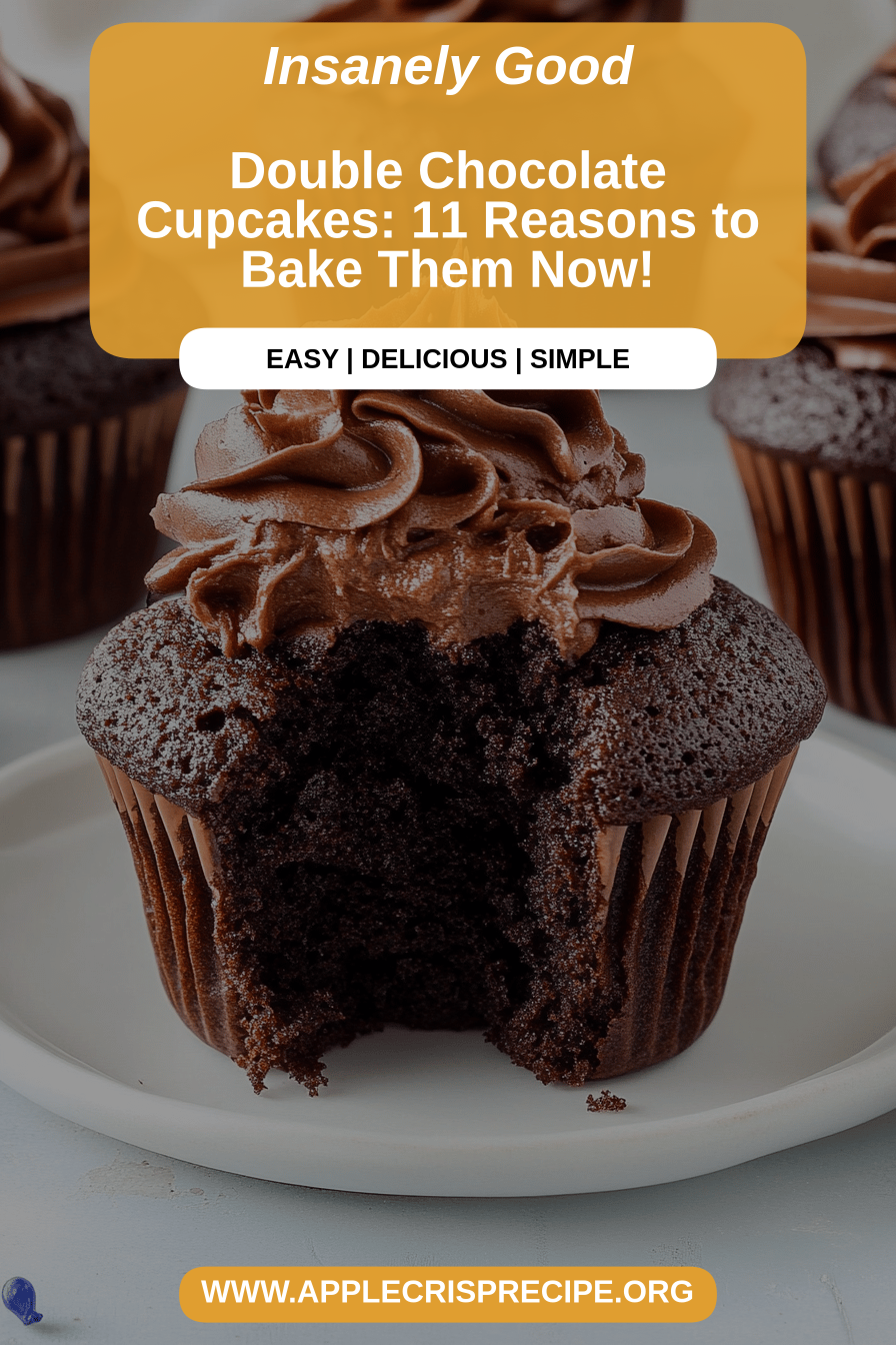 chocolate cupcakes final dish beautifully presented and ready to serve