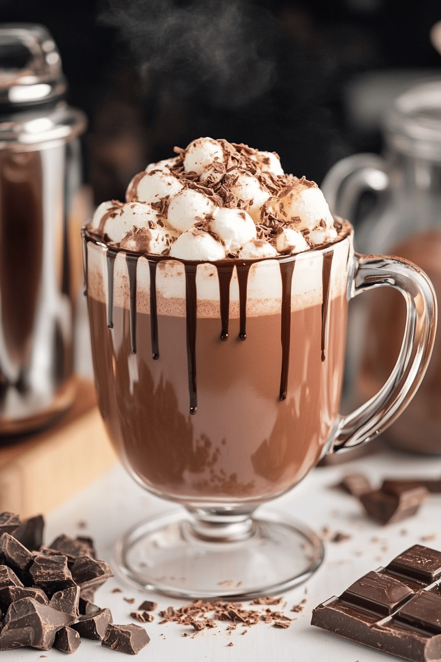 crockpot hot chocolate slice on plate showing perfect texture and swirl pattern