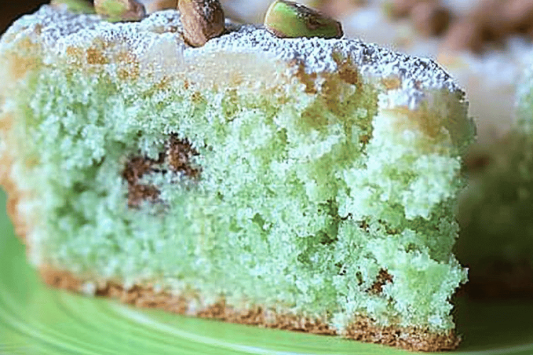 pistachio poke cake