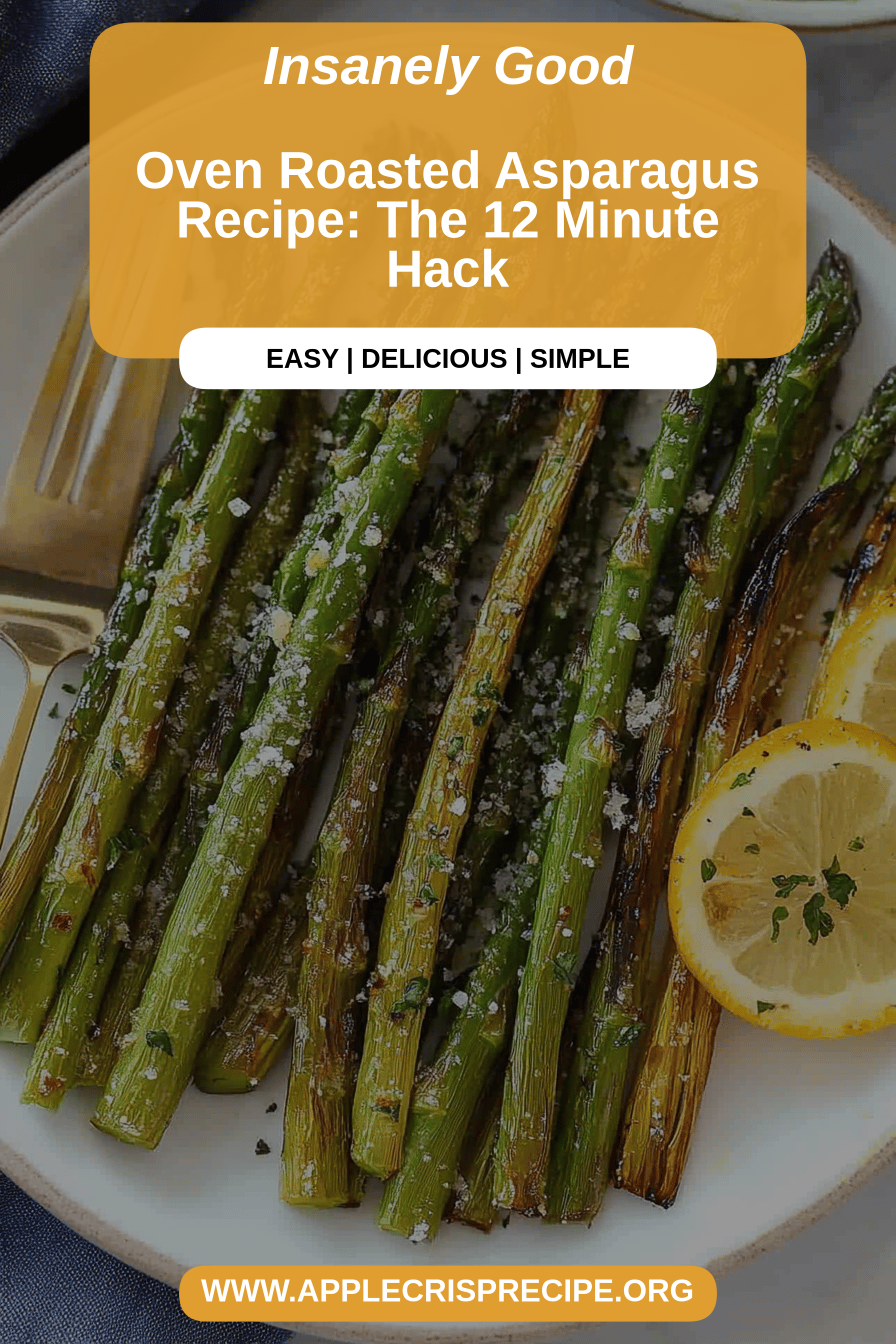 roasted asparagus final dish beautifully presented and ready to serve
