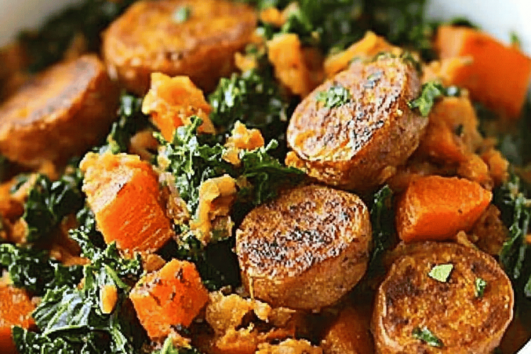 sweet potato kale hash