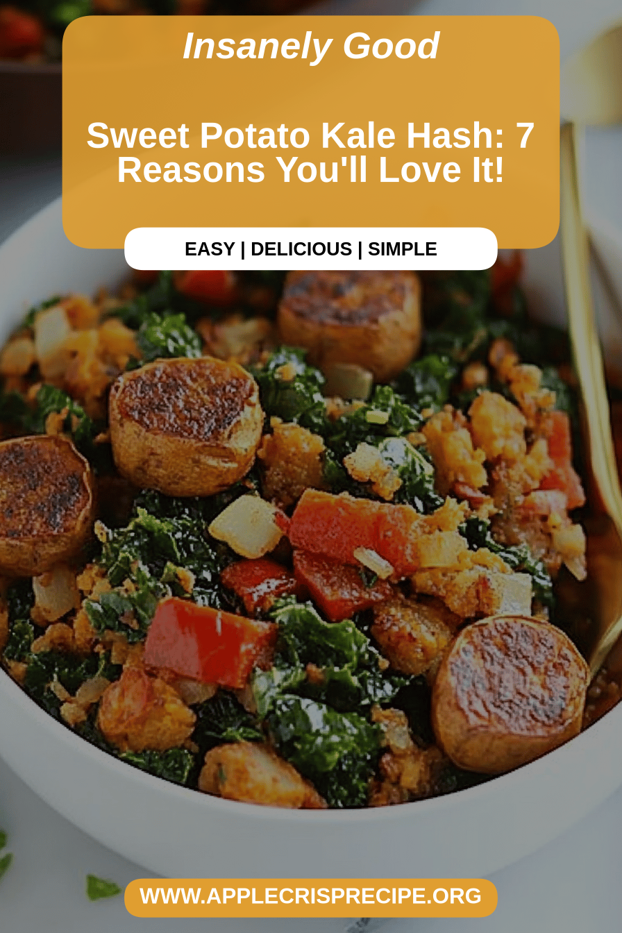 sweet potato kale hash final dish beautifully presented and ready to serve