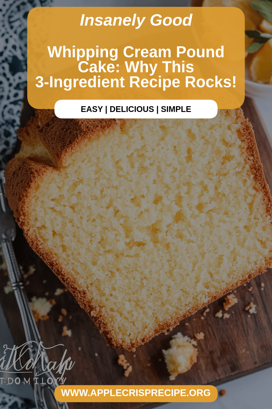 whipping cream pound cake final dish beautifully presented and ready to serve